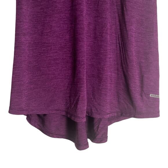 Prana Purple Sleeveless Scoop Neck Racerback High Low Tank Top Size S - Picture 3 of 7